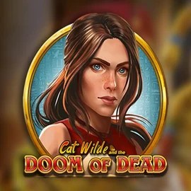 Slots logo of Cat Wilde and the Doom of Dead from Play'n GO at Vegasino Casino
