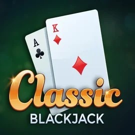 Classic Blackjack slot icon by Red Tiger Gaming, available at Vegasino Casino