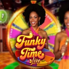Funky Time casino game by Evolution – featured logo at Vegasino Casino