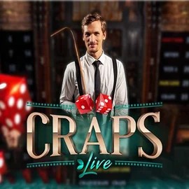 Live Craps slot icon by Evolution, available at Vegasino Casino