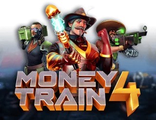 Money Train 4 game by Relax Gaming – logo hosted on Vegasino Casino