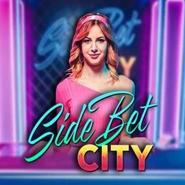 Side Bet City online game logo by Evolution on vegasinocasinoo.es